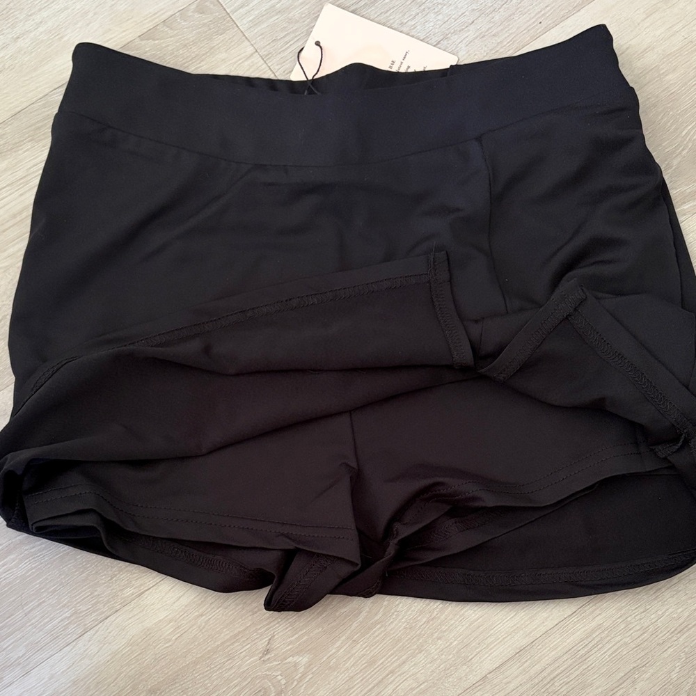 SHEIN black Mini Skort - Picture 3 of 4